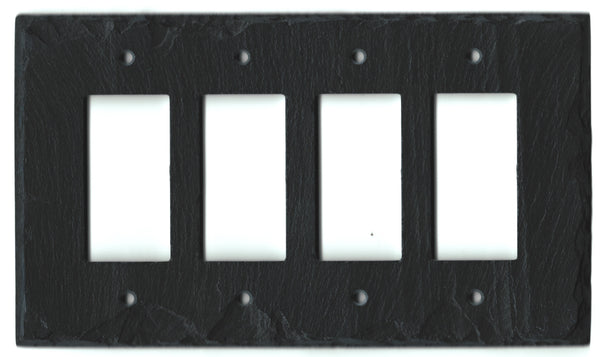 Black Slate Switch Plates