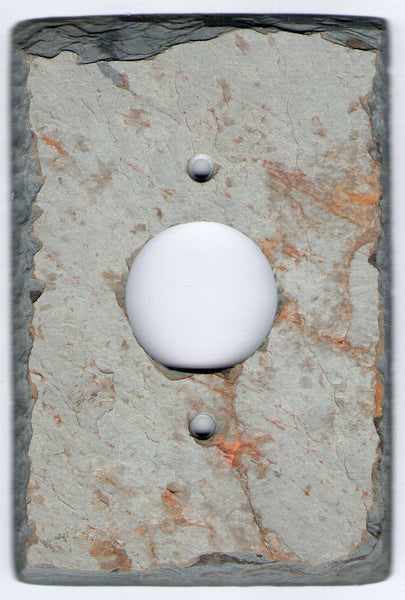 Slate Round Outlet Cover