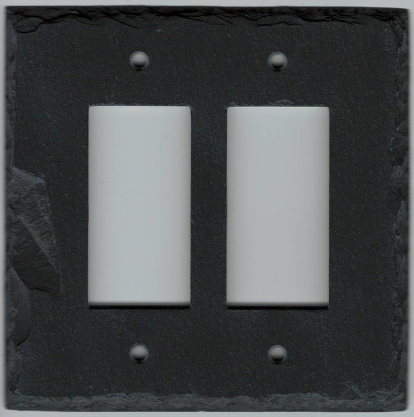 Black Slate Switch Plates