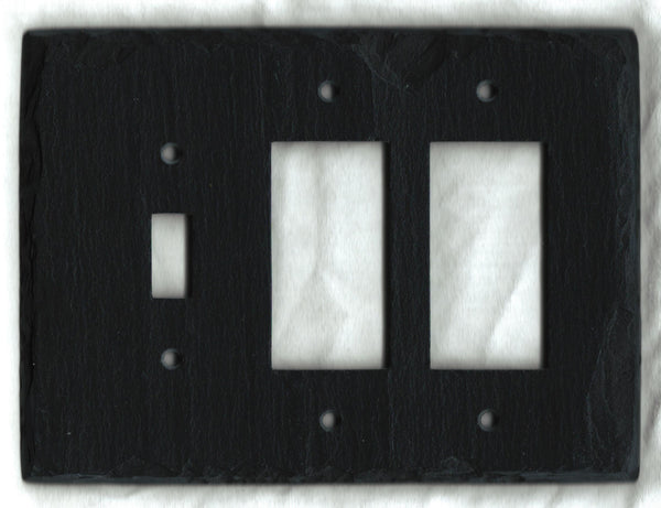 Single Switch and Decora Decorative Slate Plate