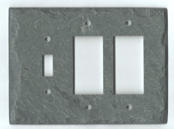 Vermont Gray Green Slate Switch Plates