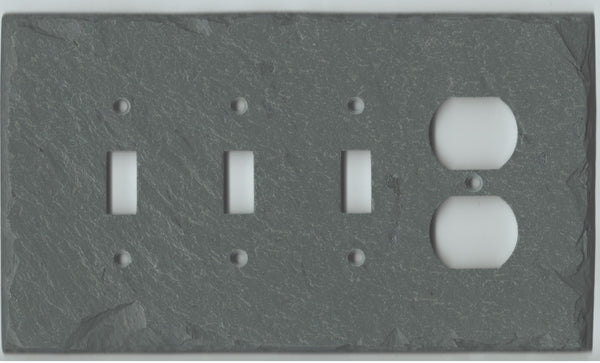 Vermont Gray Green Slate Switch Plates